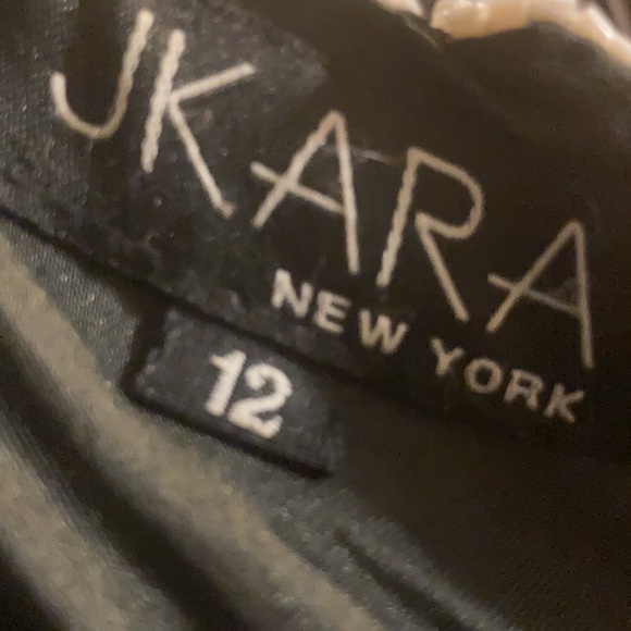 Jkara Beaded Black Maxi Dress - sz12 - Picture 8 of 12